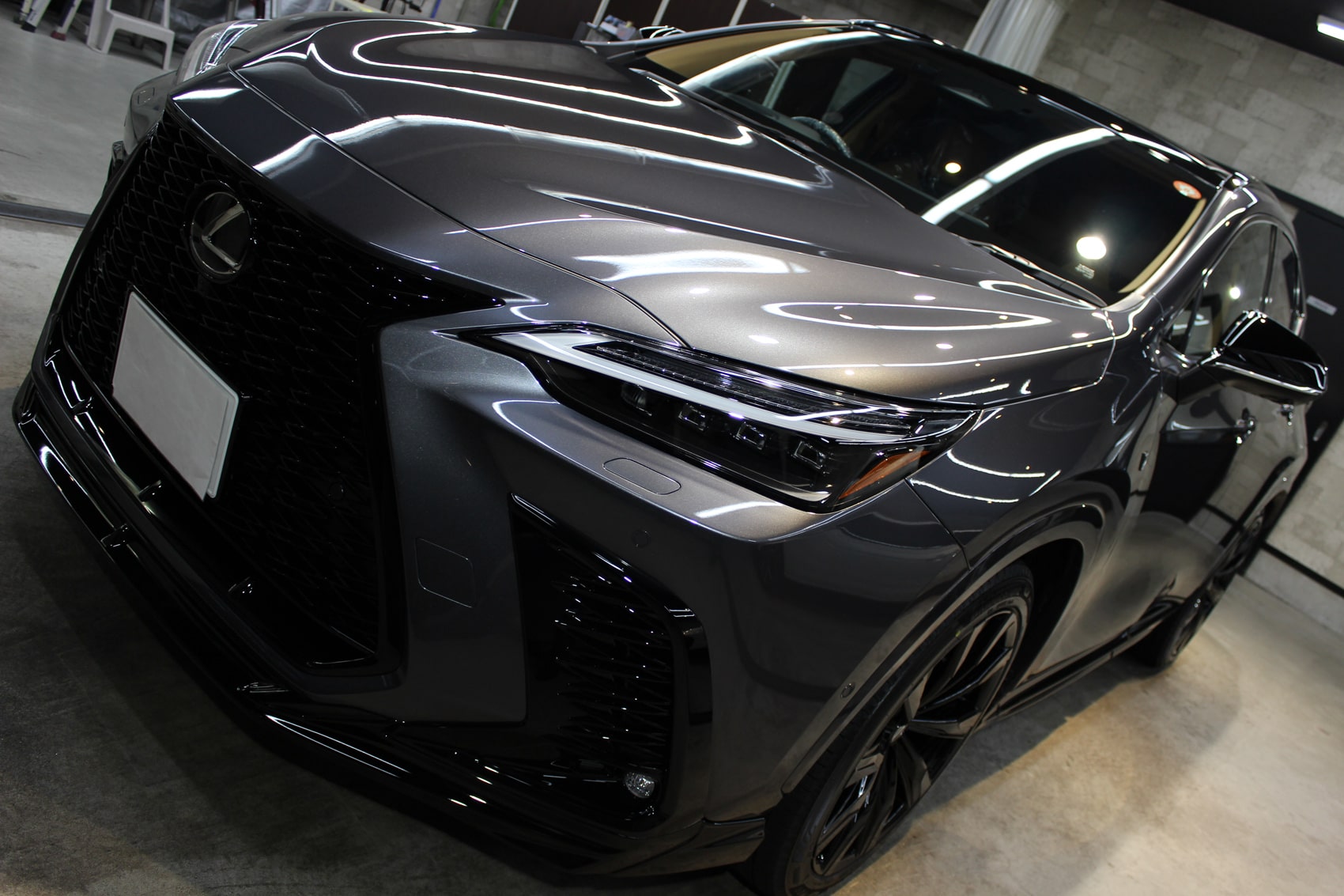 レクサス NX ソニッククロム ボンネット左