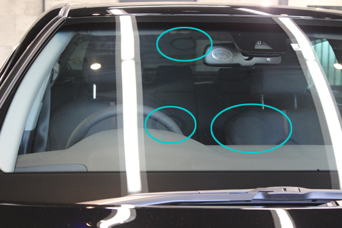「意外と盲点」新車の窓ガラス